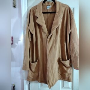 Men's Asos Brown Khaki Double hidden Button Cardigan Large 40 - 42 Chest